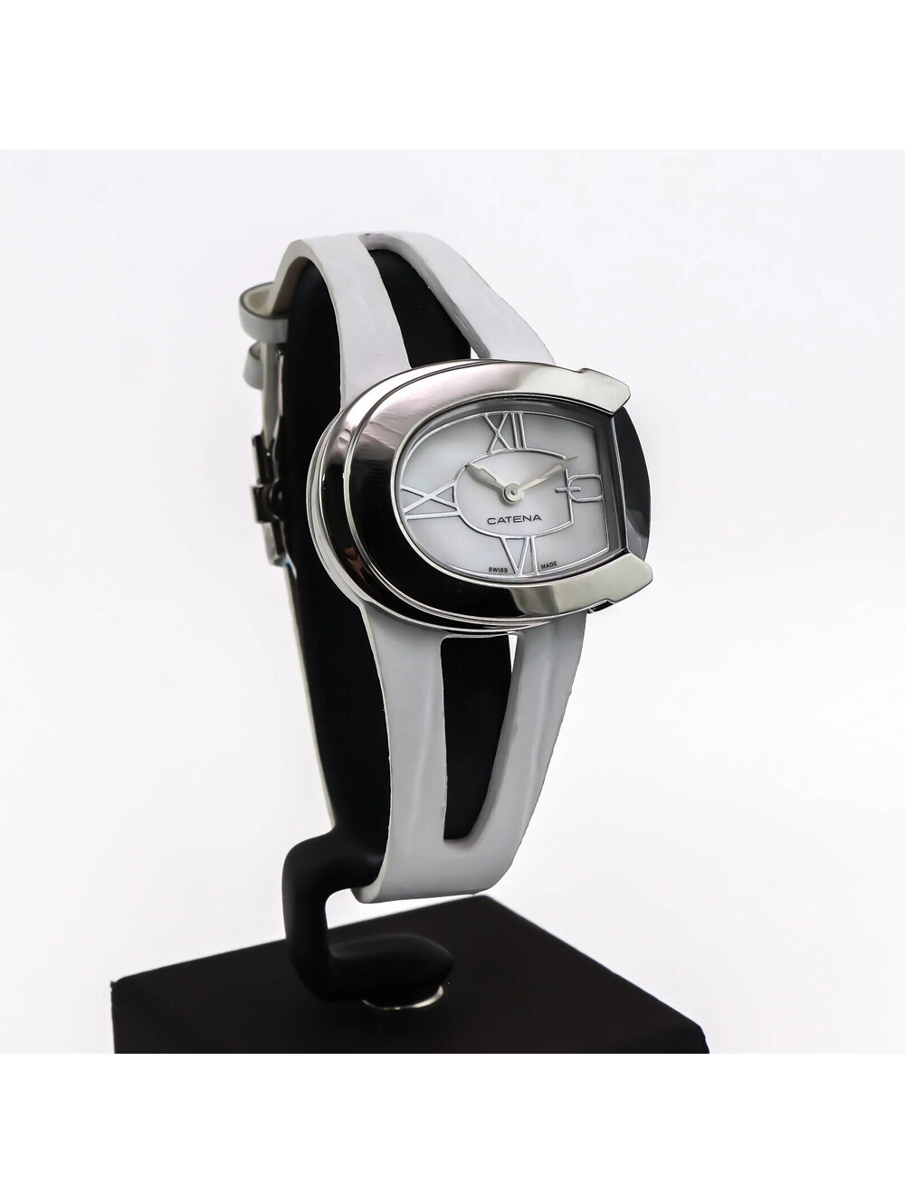 CATENA Quartz 37mm B001SCR13 37mm White mother of pearl Women